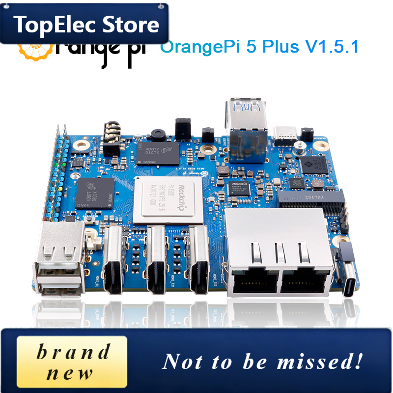 Rk3588 Mini Pc Board - TopElec Orange Pi5 Plus 16GB คอมพิวเตอร์บอร์ดเดี่ยว