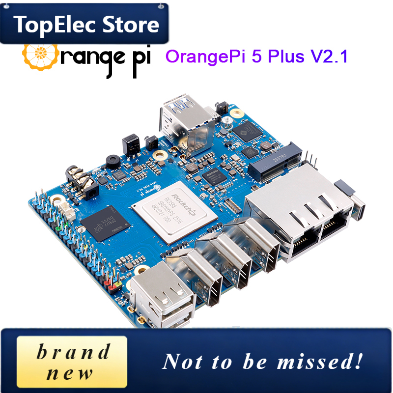 Rk3588 Mini Pc Board - บอร์ดพัฒนา TopElec Orange Pi 5 Plus