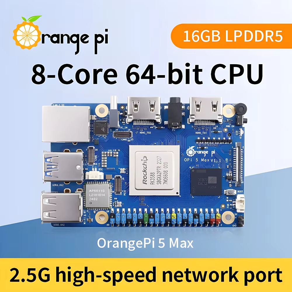 สินค้าขายดี Orange Pi 5 MAX แร - Orange Pi 5 Max Rk3588 บทวิจารณ์และราคา