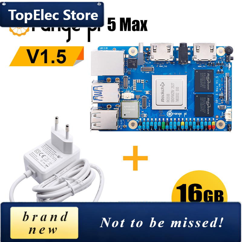TopElec OrangePi 5 Max 16GB V1 - Orange Pi 5 Max Rk3588 บทวิจารณ์และราคา