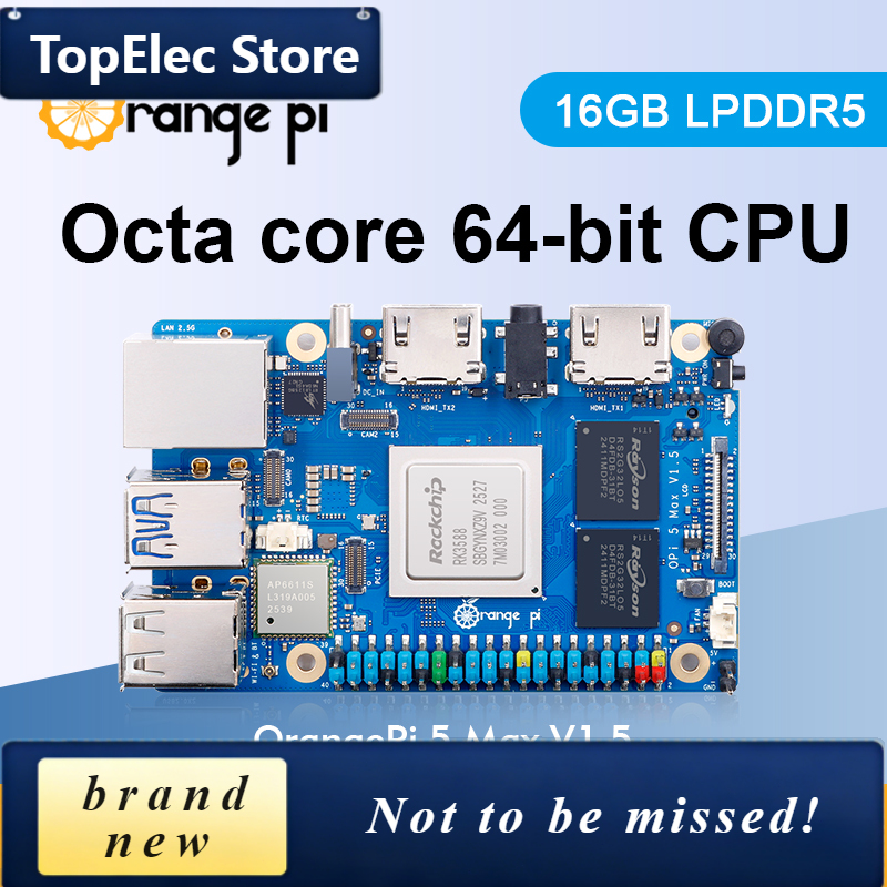 TopElec Orange Pi 5 Max 16GB V - Rk3588 Mini Pc Board บทวิจารณ์และราคา